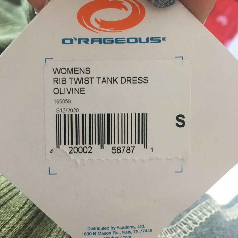 O’Neill • Green MIDI Racerback Dress Size Small - Picture 5 of 5